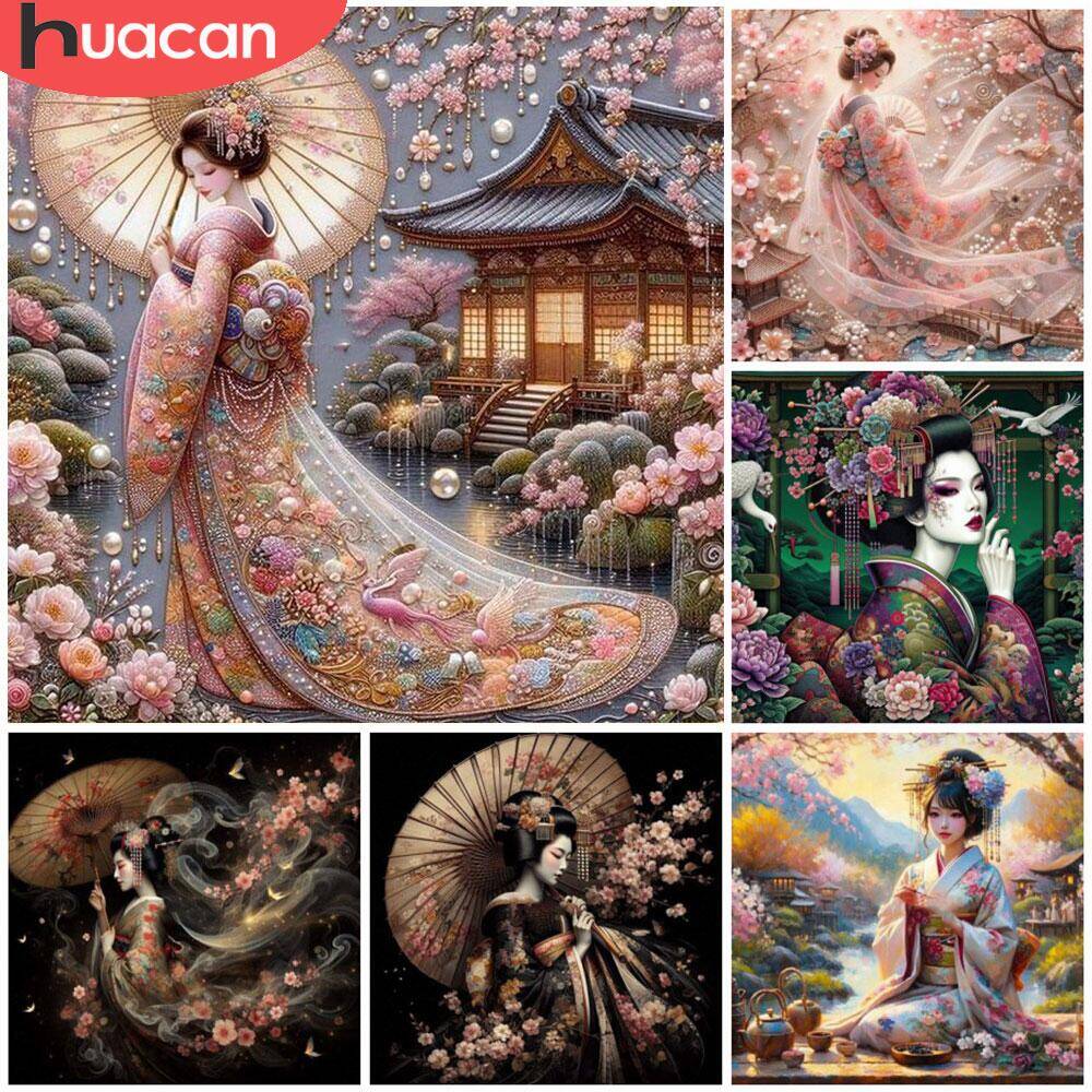 Women Bags Discount - HUACAN Diamond Embroidery Sale Japanese Women