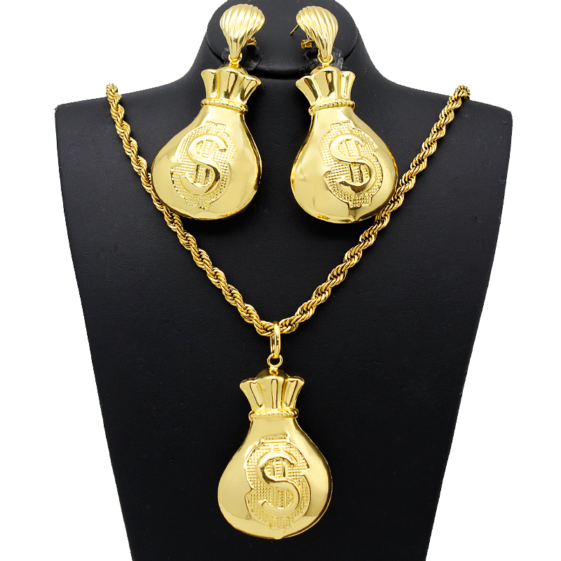 Women Bags Dubai - Necklace Italian Jewelry Set Dollor Lucky