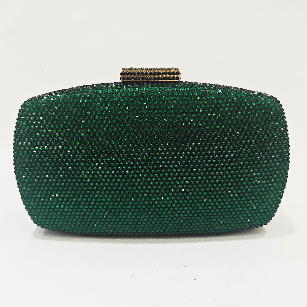 Women Bags Gold - New Gold/Silver Women Crystal Evening Clutch