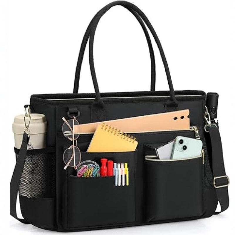 Women Bags With Laptop Compartment - Large Capacity Work Tote for Women,