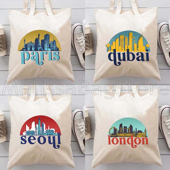 Women Bags Dubai - London Dubai Paris New York Skyline