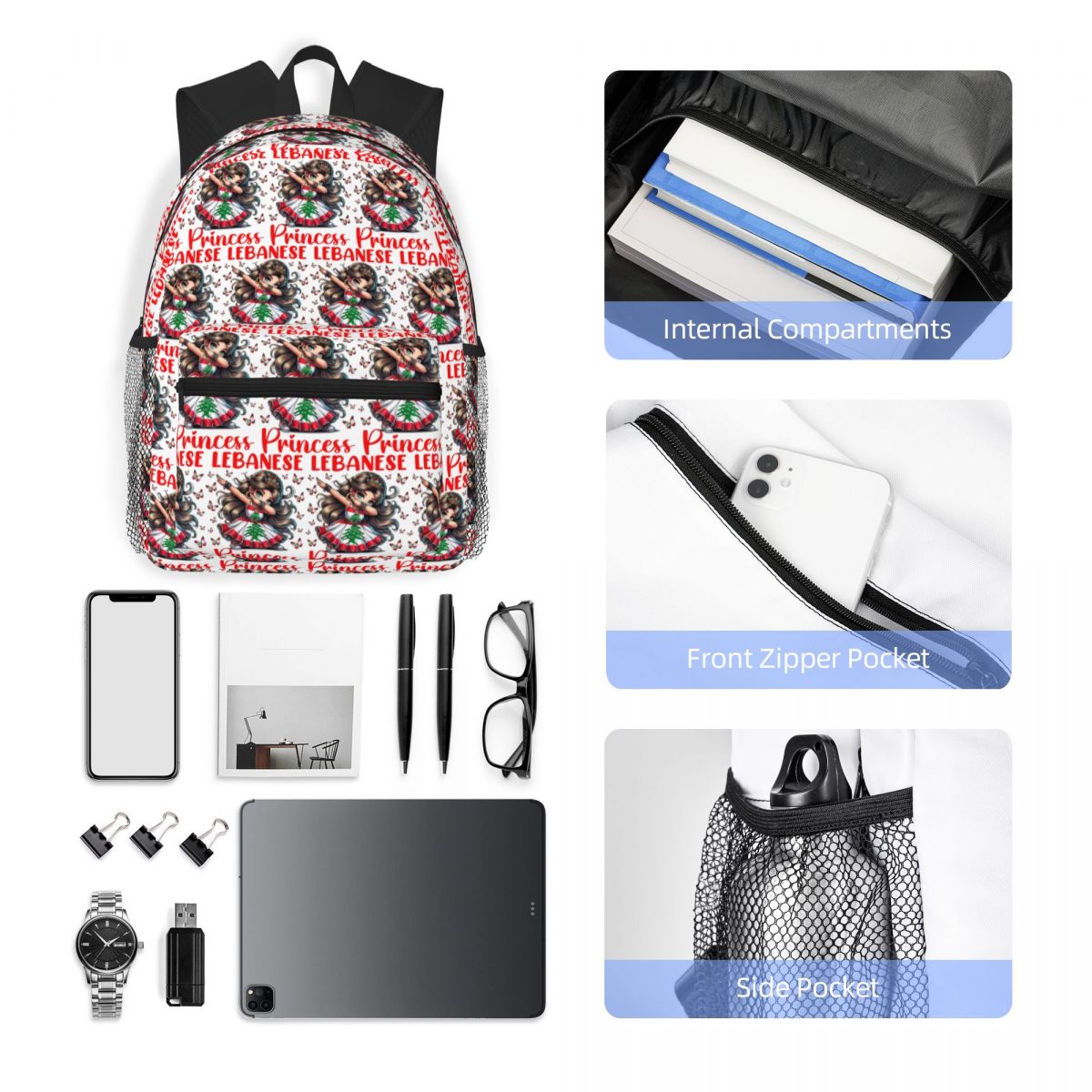 Lebanese Flag Lebanon Heritage - Women Bags Lebanon ulasan dan harga