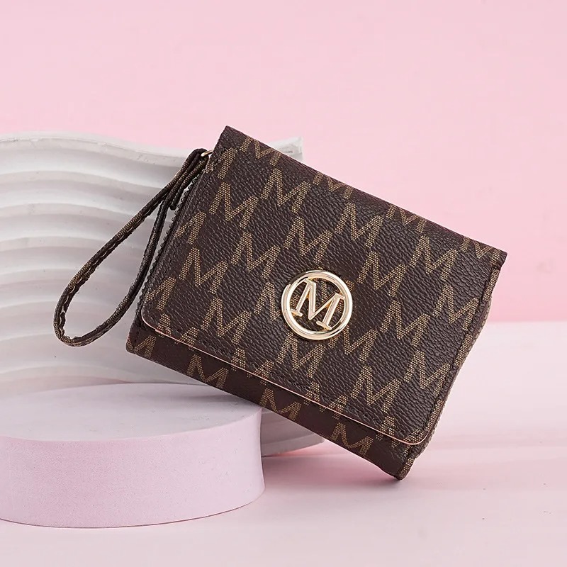 Threefold Zipper Wallet with L - Women Bags For Women ulasan dan harga
