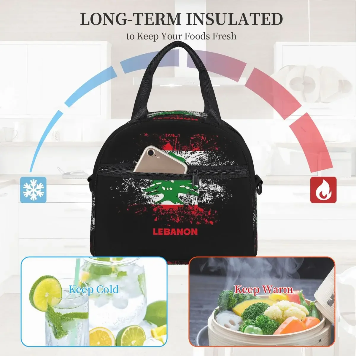 Lebanon Watercolor Lebanon Fla - Women Bags Lebanon ulasan dan harga