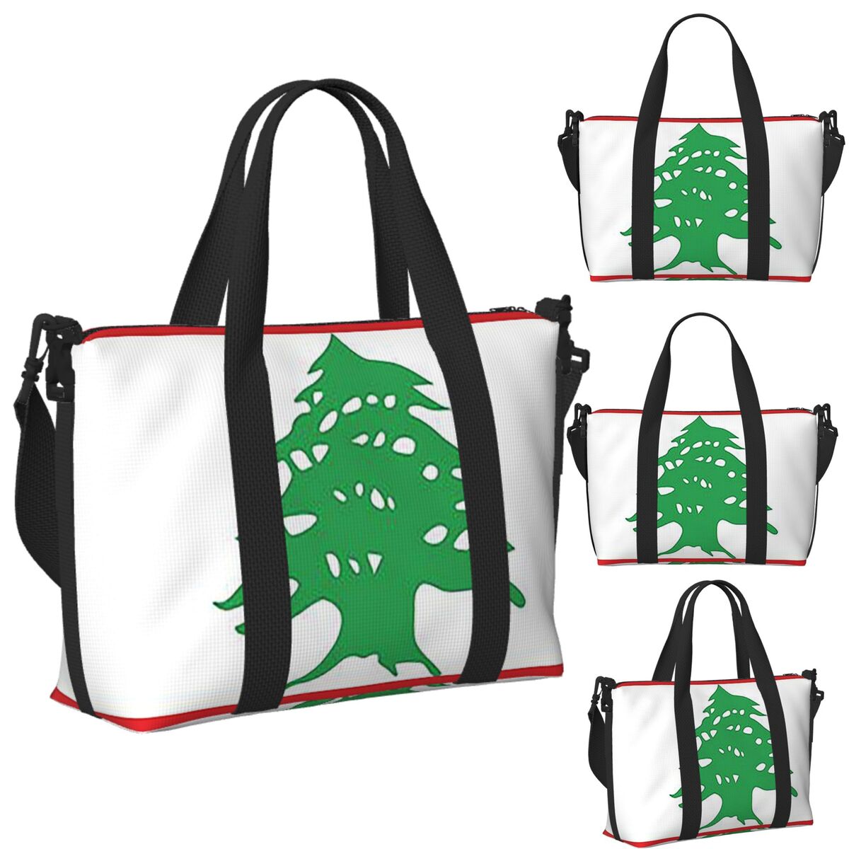 Custom Flag Of Lebanon Beach T - Women Bags Lebanon ulasan dan harga