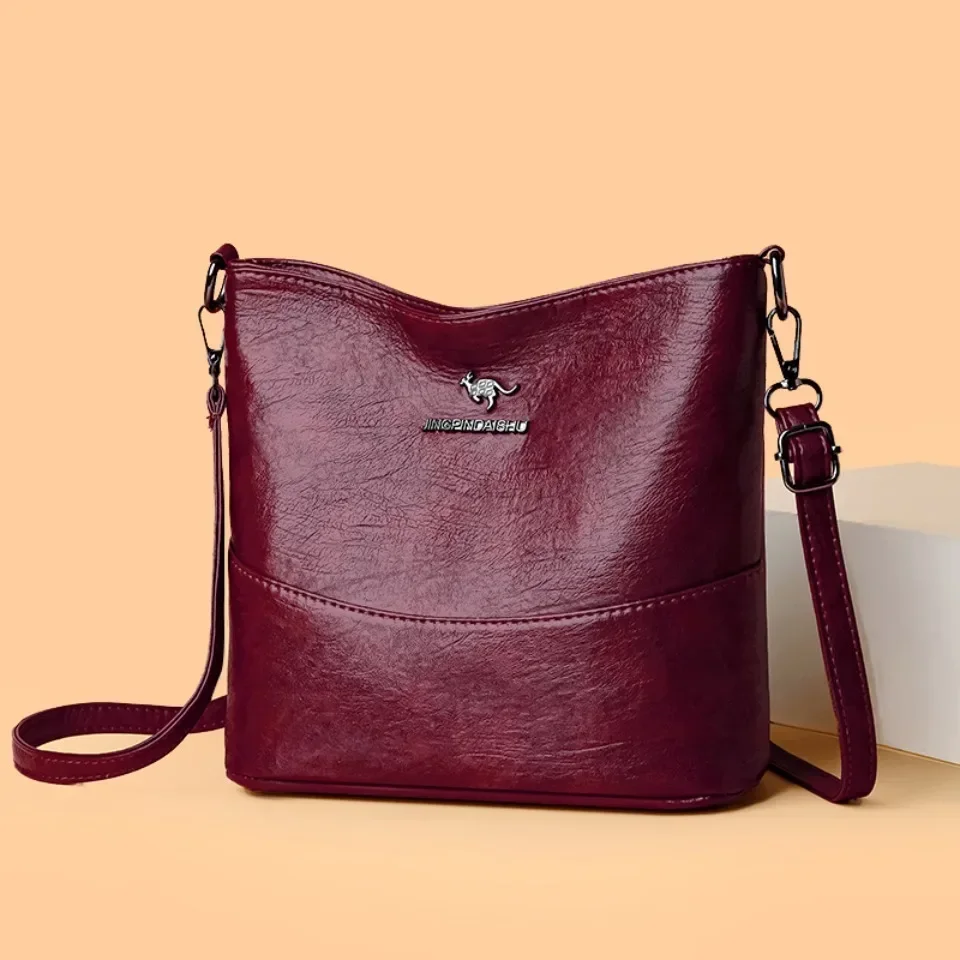 Soft Pu Leather Crossbody Bag  - Women'S Kangaroo Bags ulasan dan harga