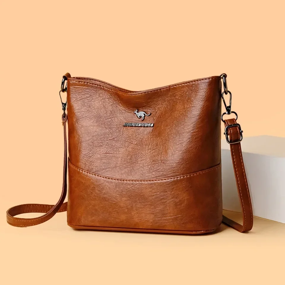 Soft Pu Leather Crossbody Bag  - Women'S Kangaroo Bags ulasan dan harga