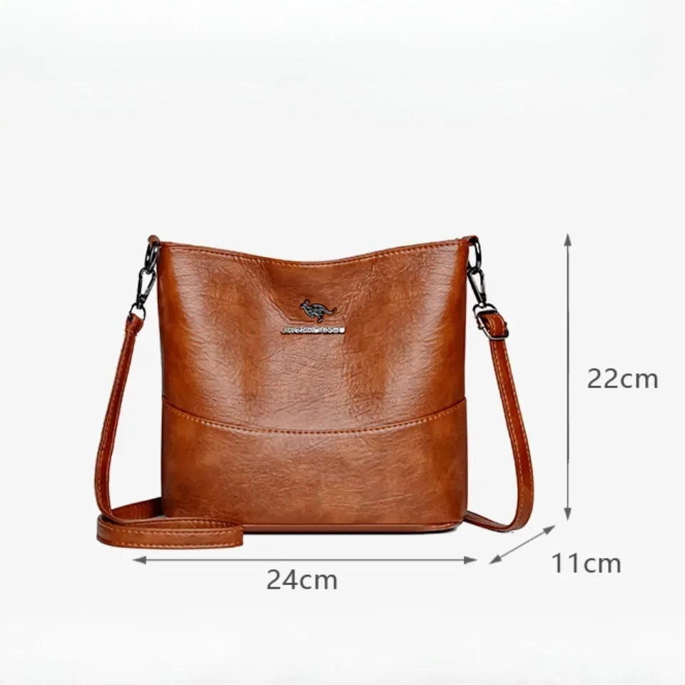 Soft Pu Leather Crossbody Bag  - Women'S Kangaroo Bags ulasan dan harga