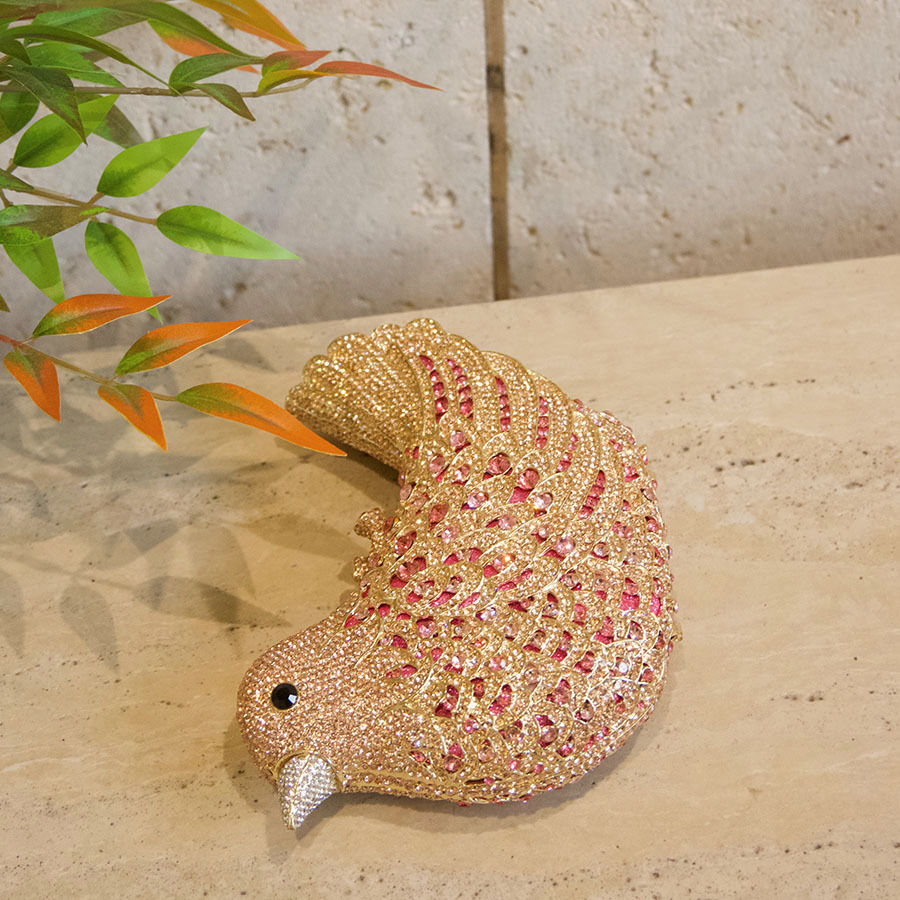 niche design sense bird full d - Women Bags Gold ulasan dan harga
