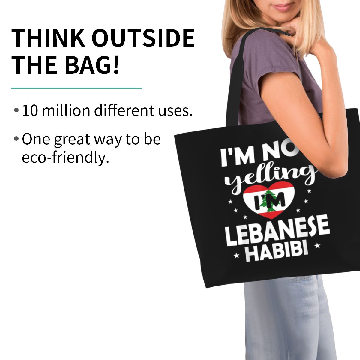 Lebanese Flag Lebanon Heritage - Women Bags Lebanon ulasan dan harga