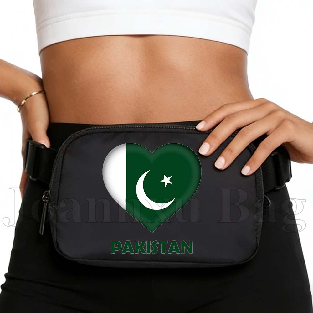Pakistan Heart Flag Chest Mobi - Women Bags Pakistan ulasan dan harga