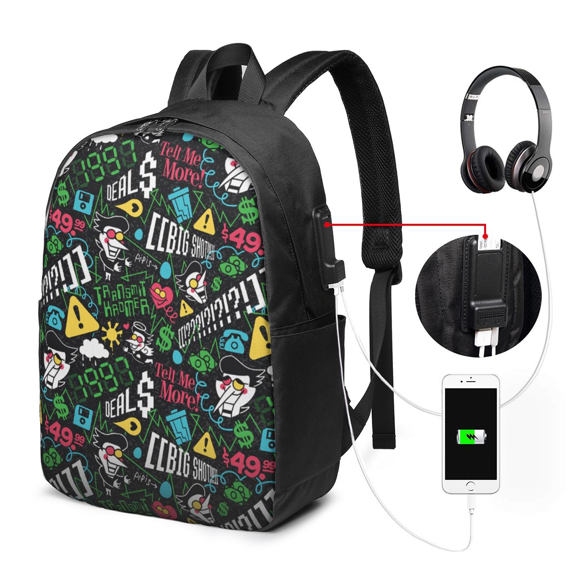 Deltarune SPAMTON G Backpack T - Women Bags For Women ulasan dan harga