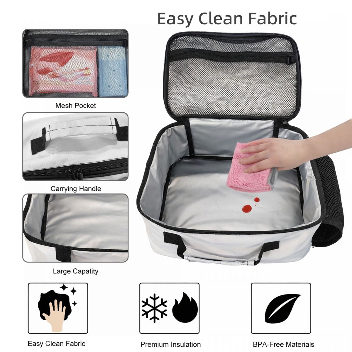 Lebanon Flag Map Insulated Lun - Women Bags Lebanon ulasan dan harga