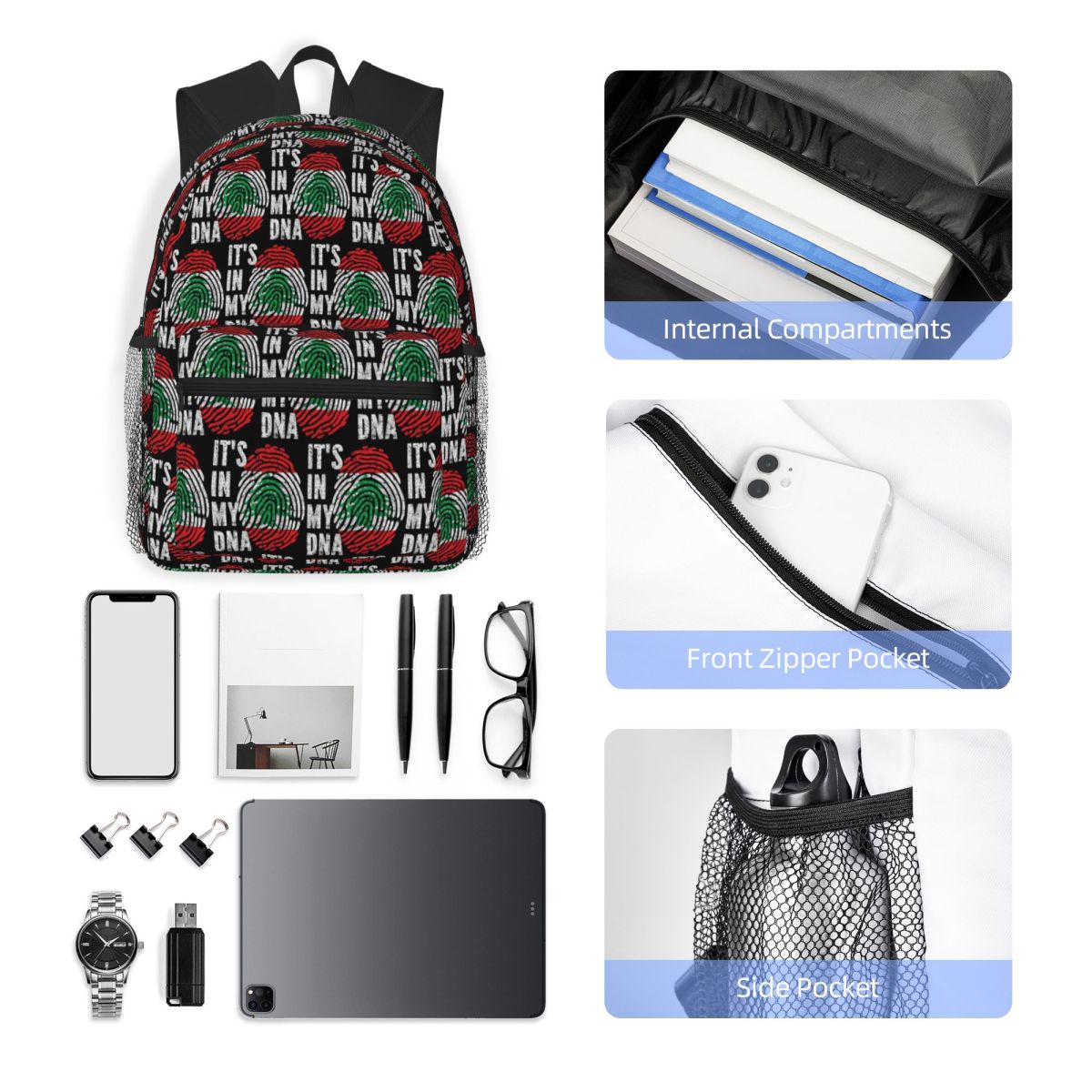 Lebanese Flag Lebanon Heritage - Women Bags Lebanon ulasan dan harga