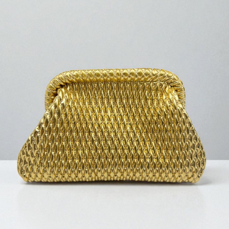 2026 Luxury Handwoven Gold Rop - Women Bags Gold ulasan dan harga