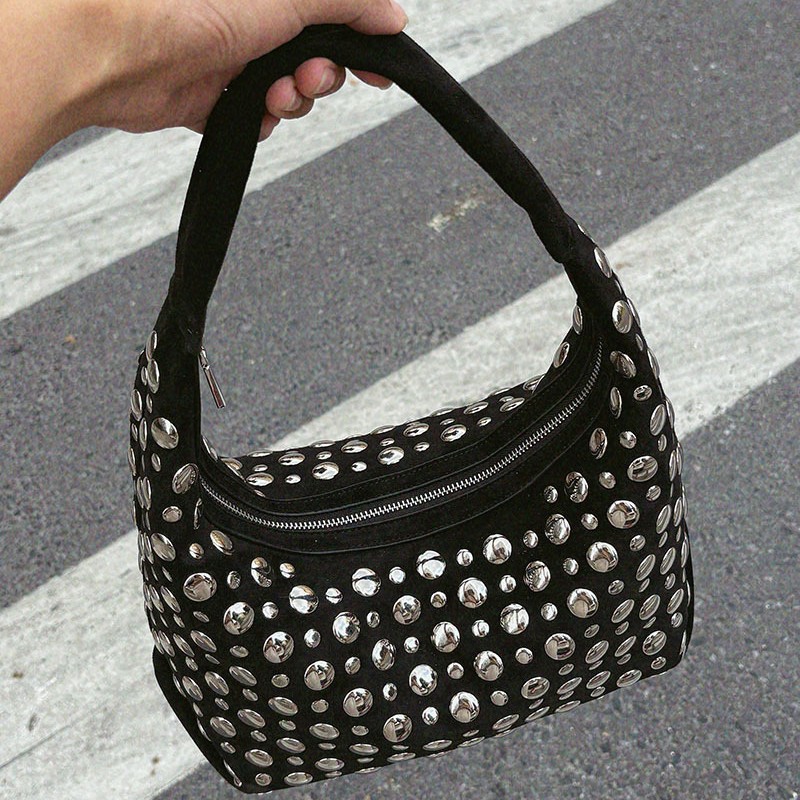 New high-end Leather Rivet Buc - Women Bags High End Brands ulasan dan harga