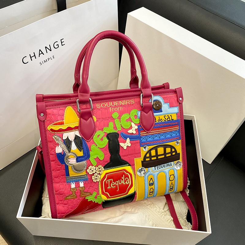 Design Patchwork Zipper 2026 H - Women Bags Discount ulasan dan harga