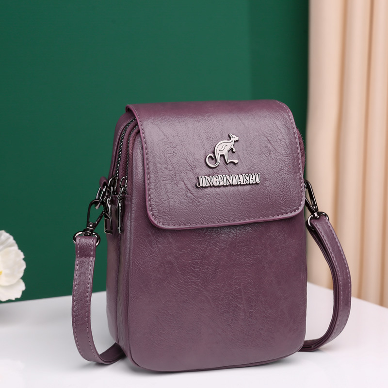 Vintage Woman Faux Leather Pho - Women'S Kangaroo Bags ulasan dan harga