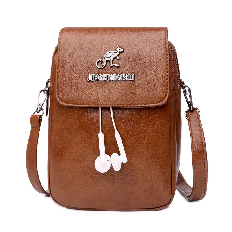 Vintage Woman Faux Leather Pho - Women'S Kangaroo Bags ulasan dan harga