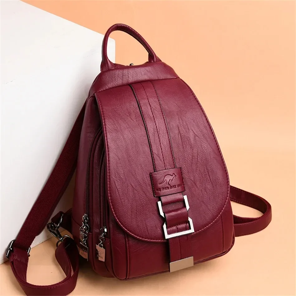 Multifunctional Women Leather  - Women'S Kangaroo Bags ulasan dan harga