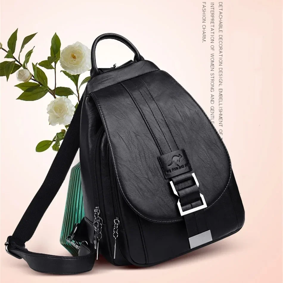 Multifunctional Women Leather  - Women'S Kangaroo Bags ulasan dan harga