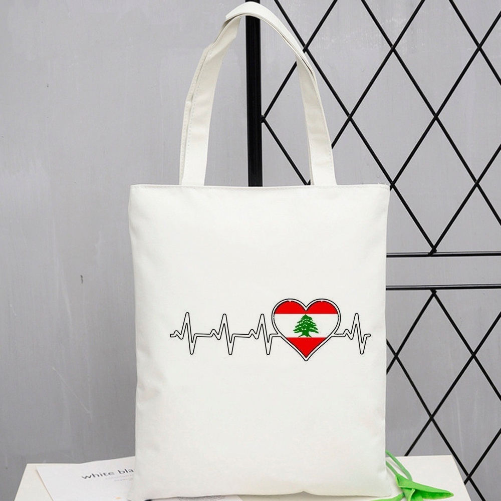 Lebanon tote bag canvas  shoul - Women Bags Lebanon ulasan dan harga