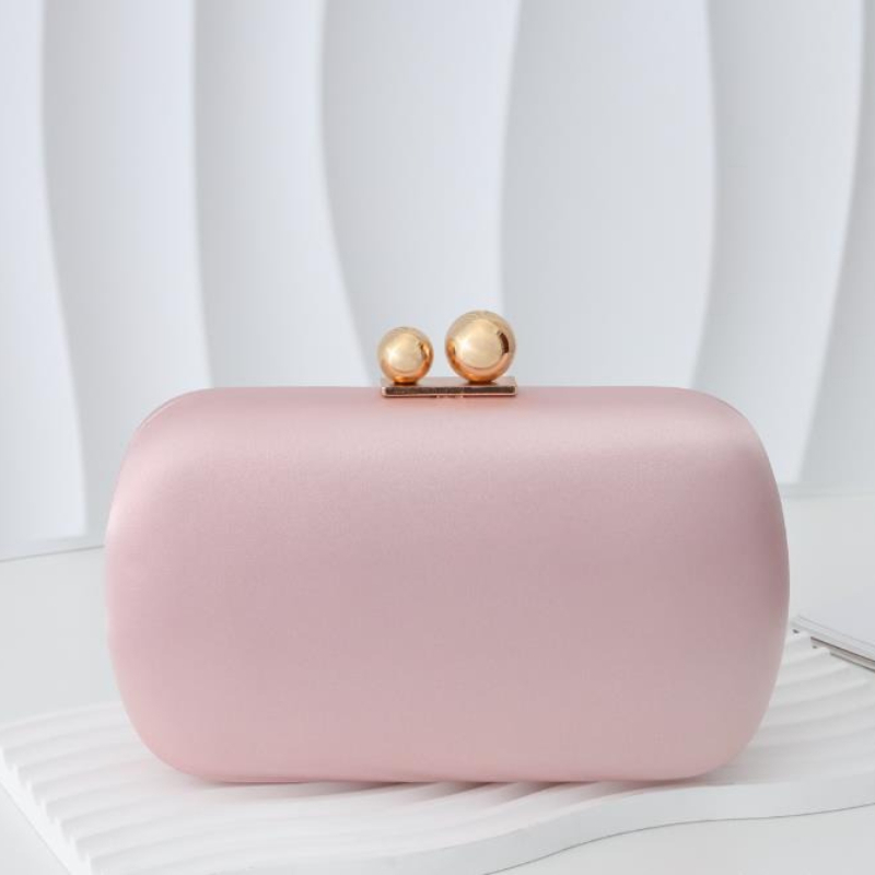 Elegant Silky Satin Evening Pu - Women Bags Gold ulasan dan harga