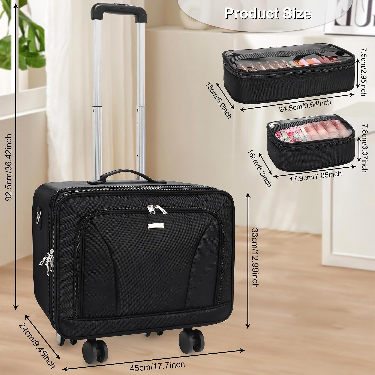 Extra Large Rolling Makeup Tra - Women Bags For Women ulasan dan harga