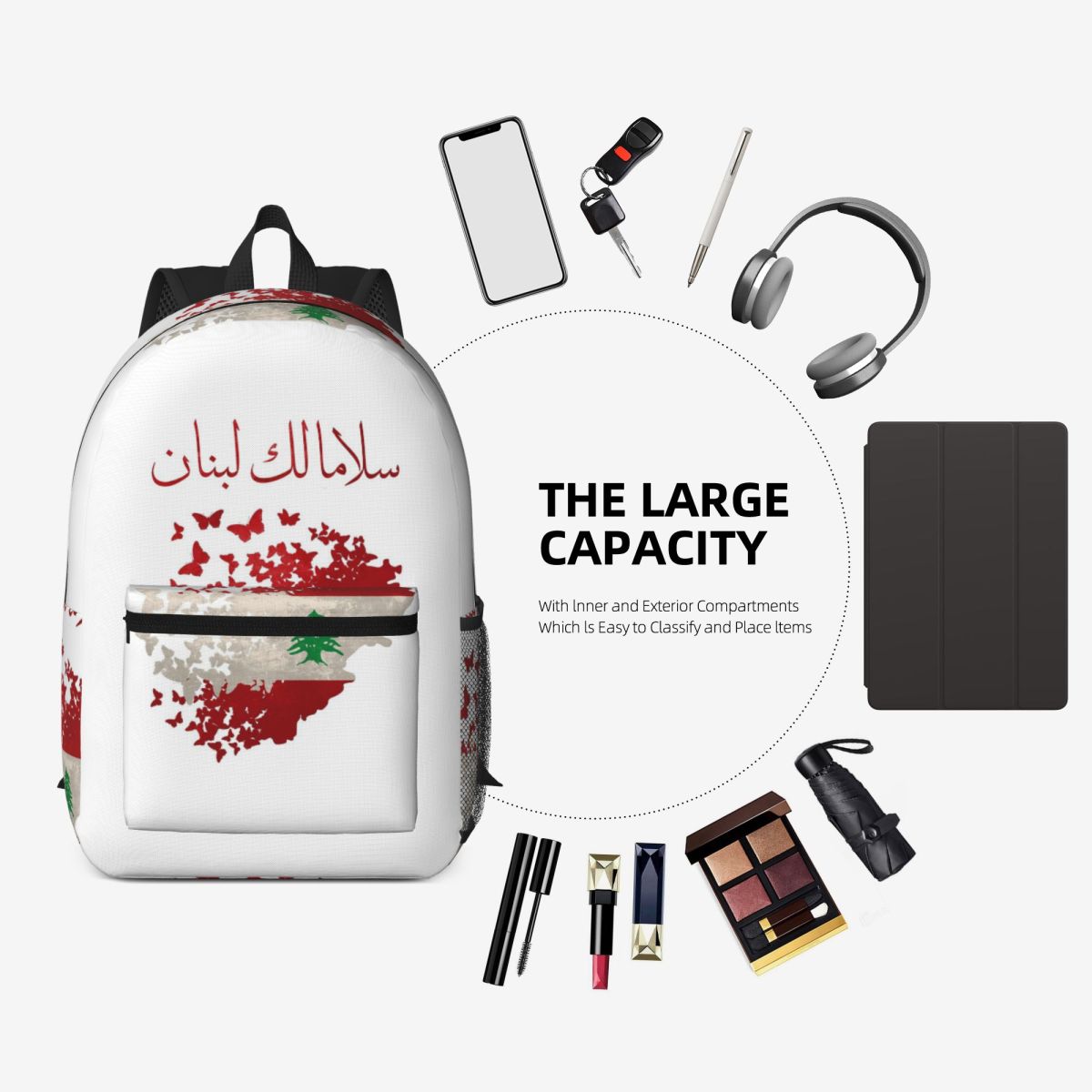May Peace Come To Lebanon Back - Women Bags Lebanon ulasan dan harga