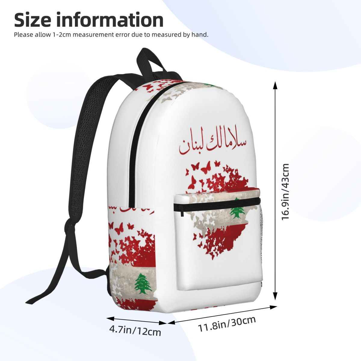 May Peace Come To Lebanon Back - Women Bags Lebanon ulasan dan harga