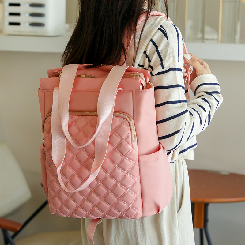 Fashion Plaid Backpack Women W - Women Bags With Laptop Compartment ulasan dan harga