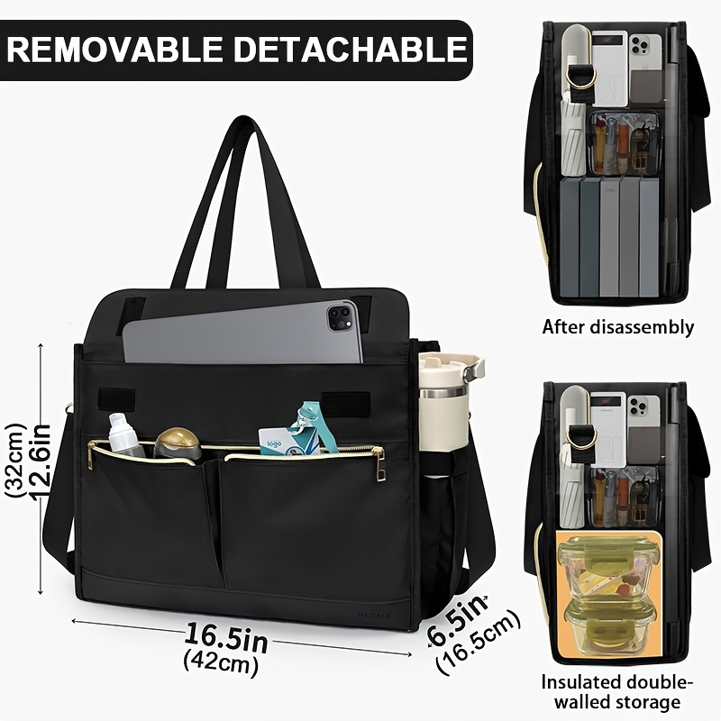 Oxford Lunch Bag for Women, La - Women Bags With Laptop Compartment ulasan dan harga