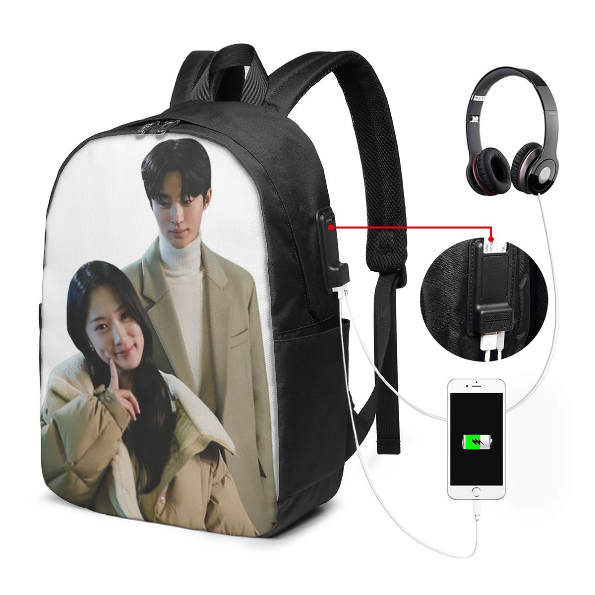Lovely Runner Kdrama Fanart Ba - Women Bags For Women ulasan dan harga