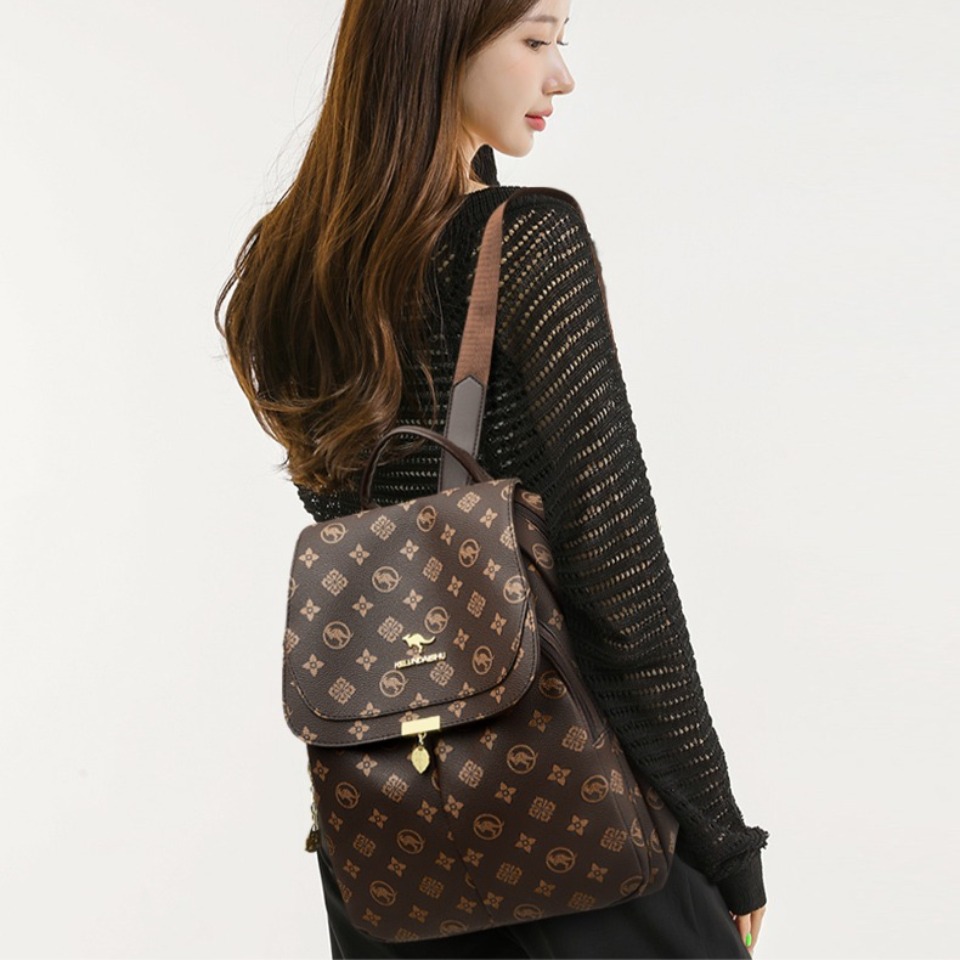 Classic Kangaroo Printed Backp - Women'S Kangaroo Bags ulasan dan harga