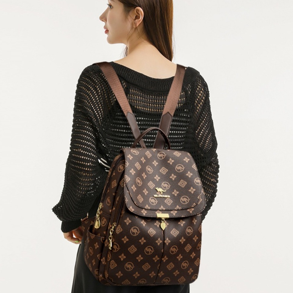 Classic Kangaroo Printed Backp - Women'S Kangaroo Bags ulasan dan harga