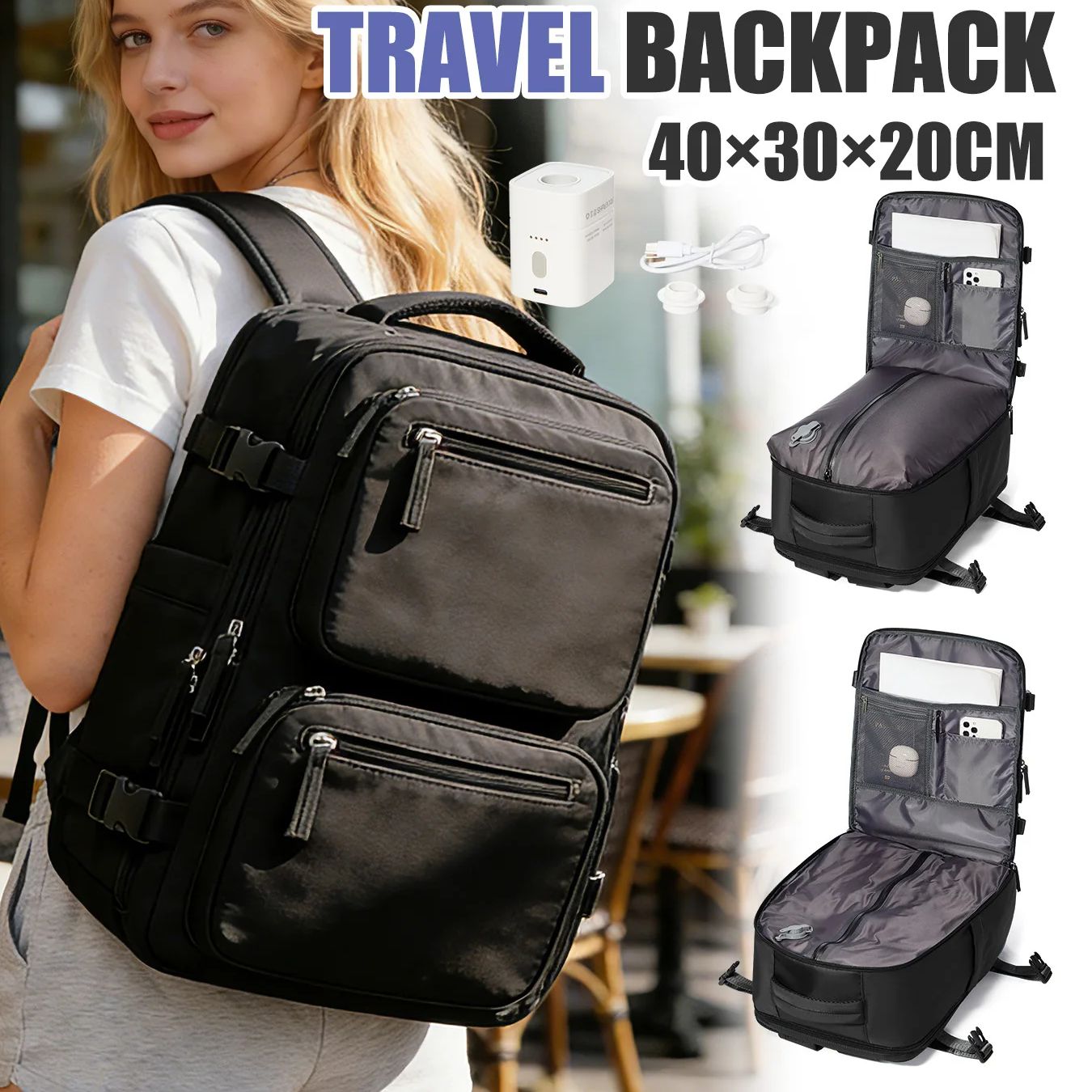 Women Backpack Vacuum Backpack - Women Bags With Laptop Compartment ulasan dan harga